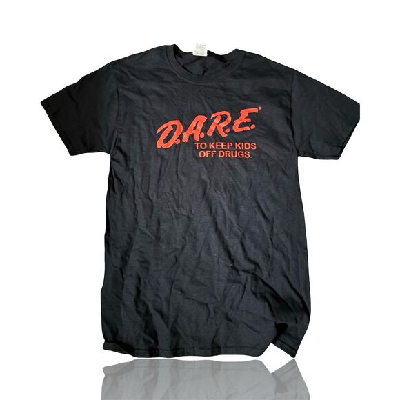 D.A.R.E. Other - Vintage D.A.R.E. T-Shirt Black Unisex S "Keep Kids Off Drugs" Graphic Tee